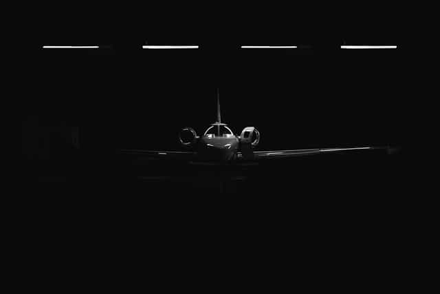 Airplane in flight